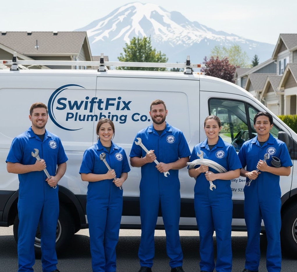 Professional plumber at work in Seattle